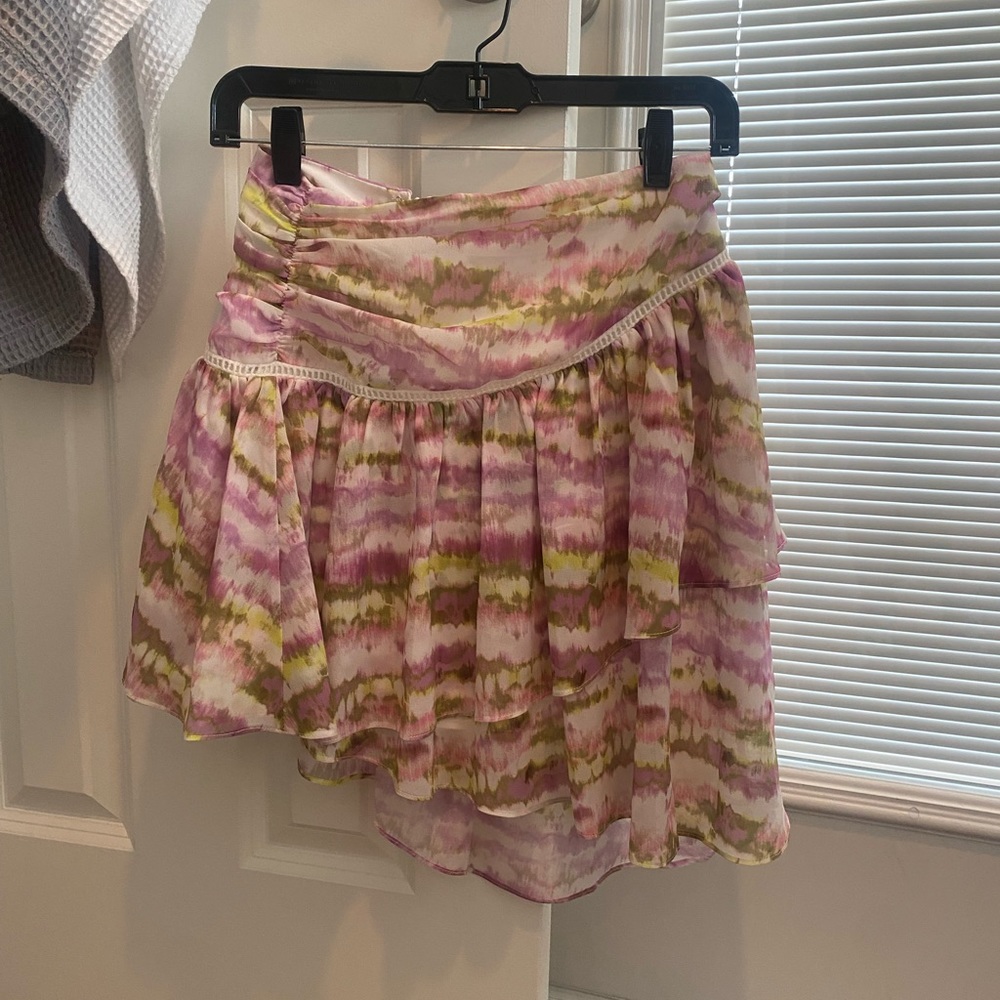 Multicolor mini skirt